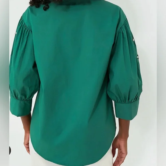 THE SHIRT BY ROCHELLE BEHRENS

Green Bara Shirt - Picture 5 of 10